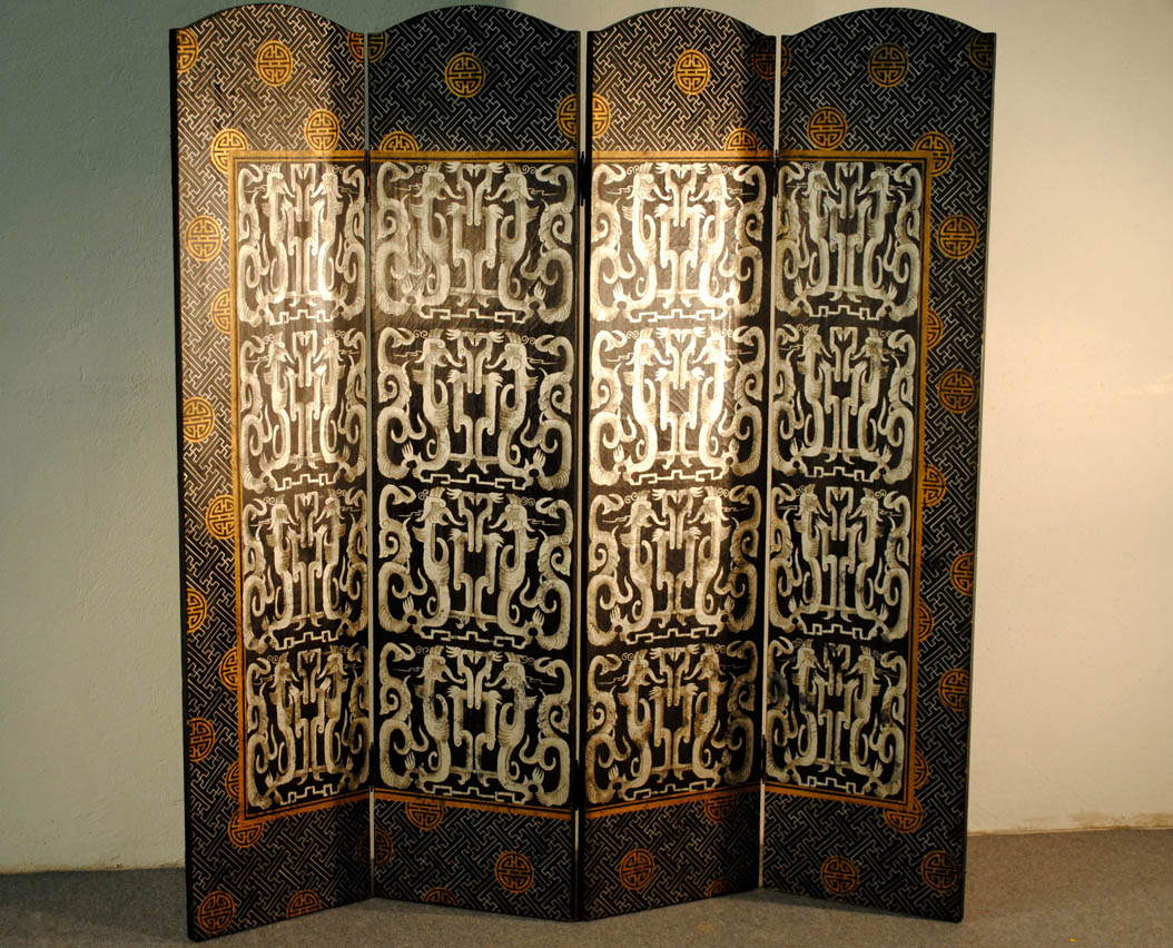Bamyan Mobili e Oggetti d'Arte Orientale - Etnografia - Paravento - Cina - Dimensioni: cm.170 x 160