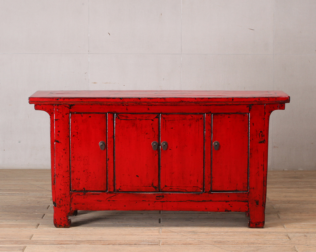 Credenza lacca rossa